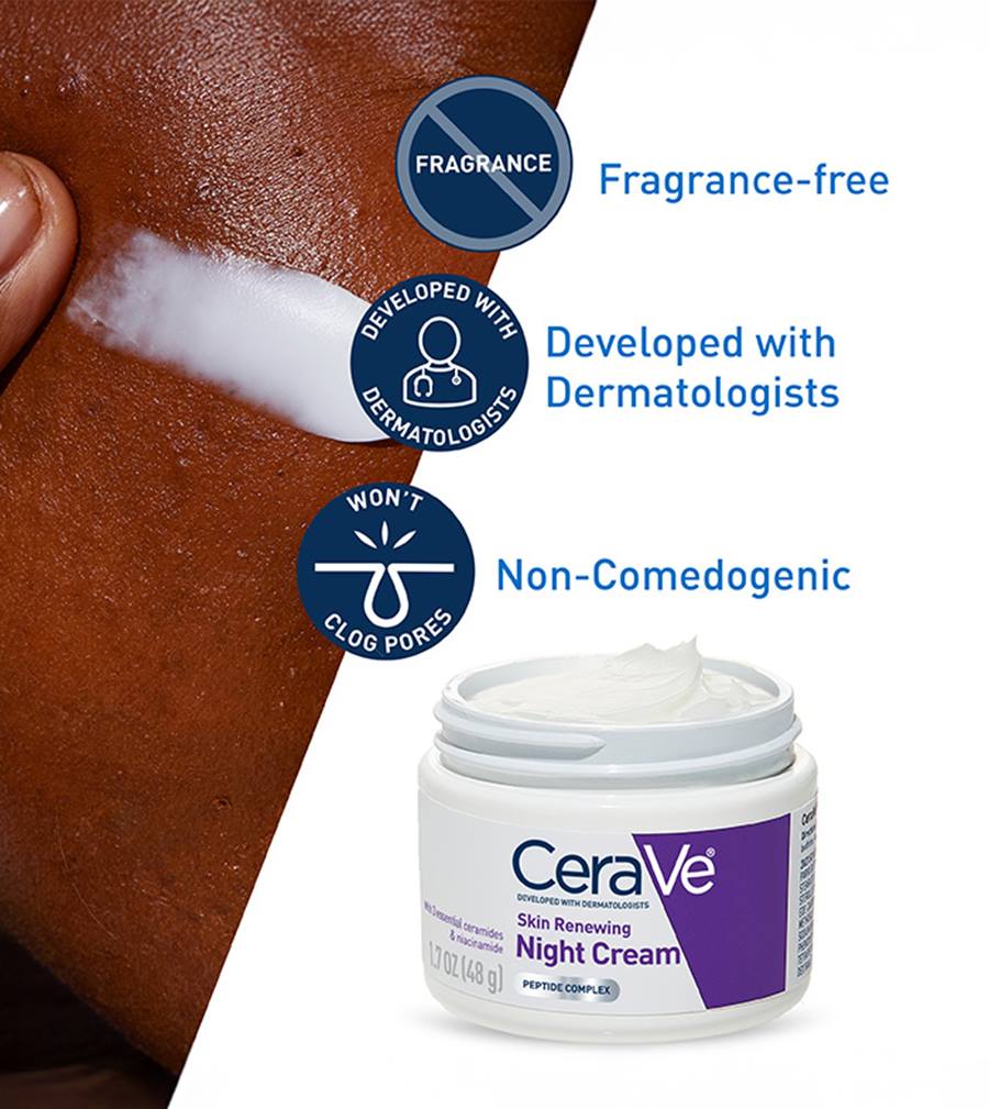 CeraVe Skin Renewing Night Cream 48ml – Hydrating & Rejuvenating