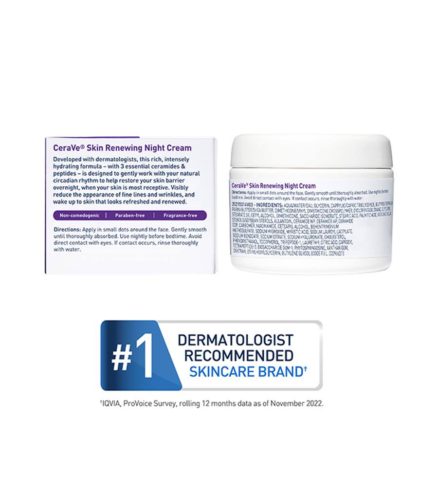 CeraVe Skin Renewing Night Cream 48ml – Hydrating & Rejuvenating