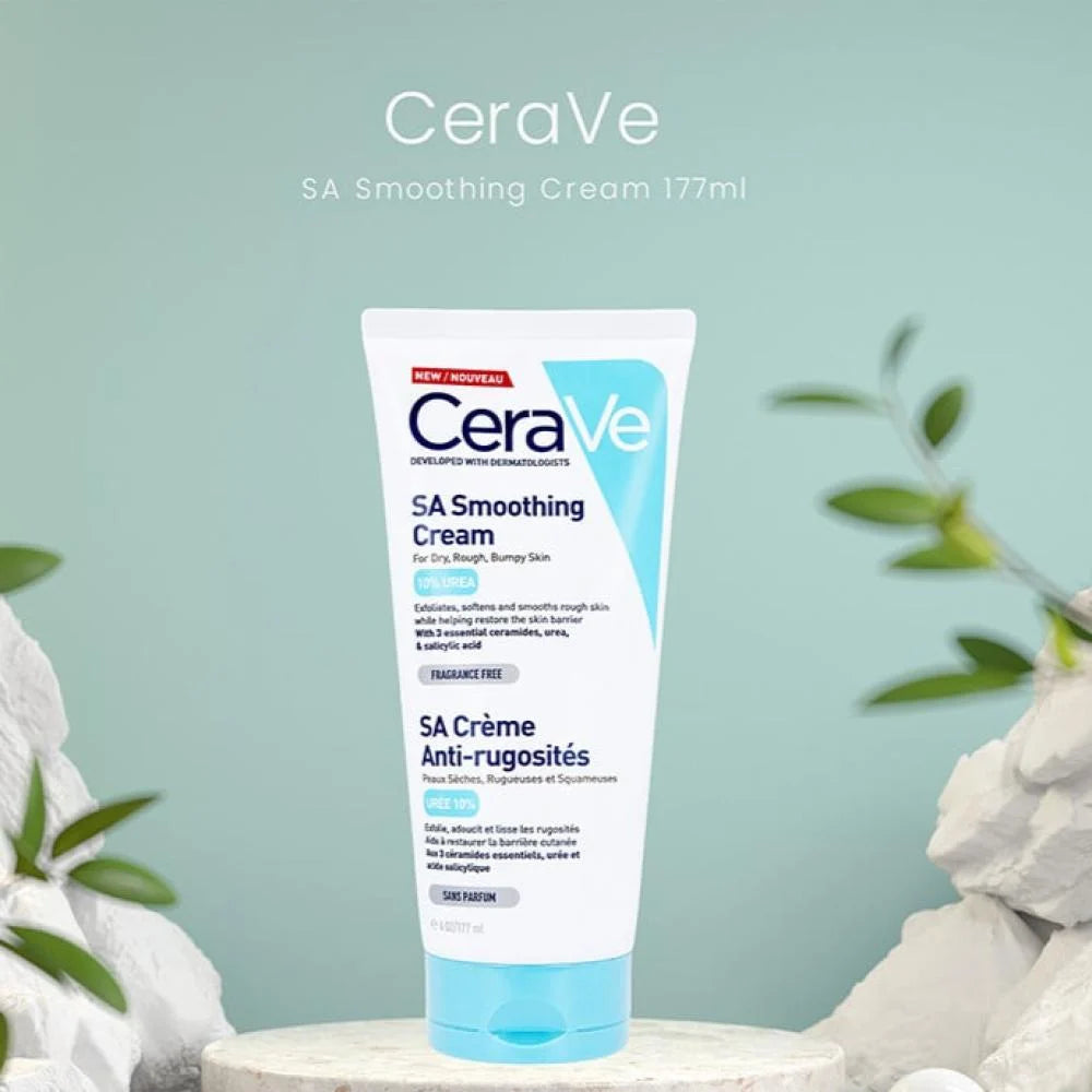 CeraVe SA Smoothing Cream 177ml Urea & Salicylic Acid Moisturizer