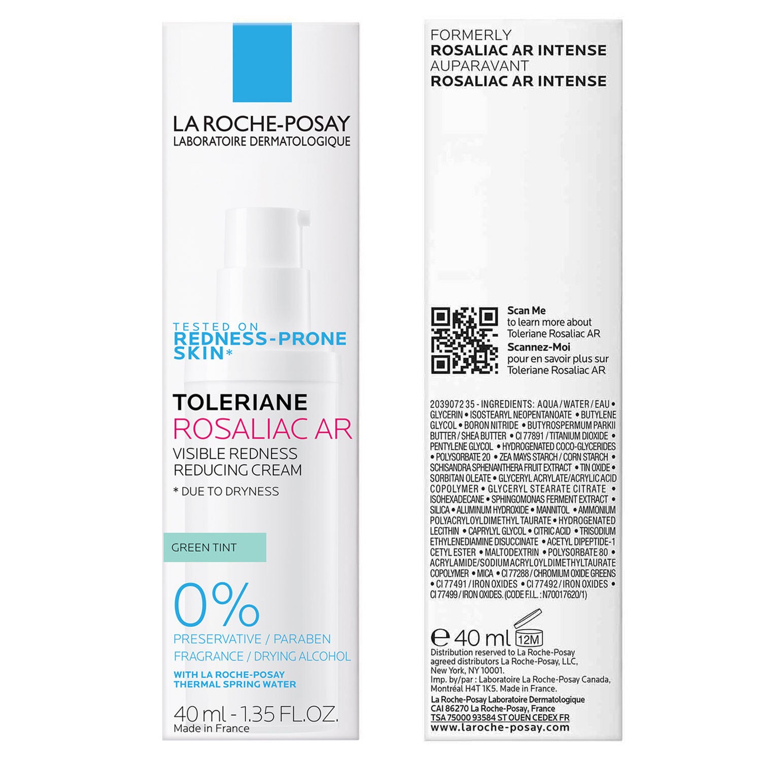 La Roche-Posay Toleriane Rosaliac AR Concentrate 40ml