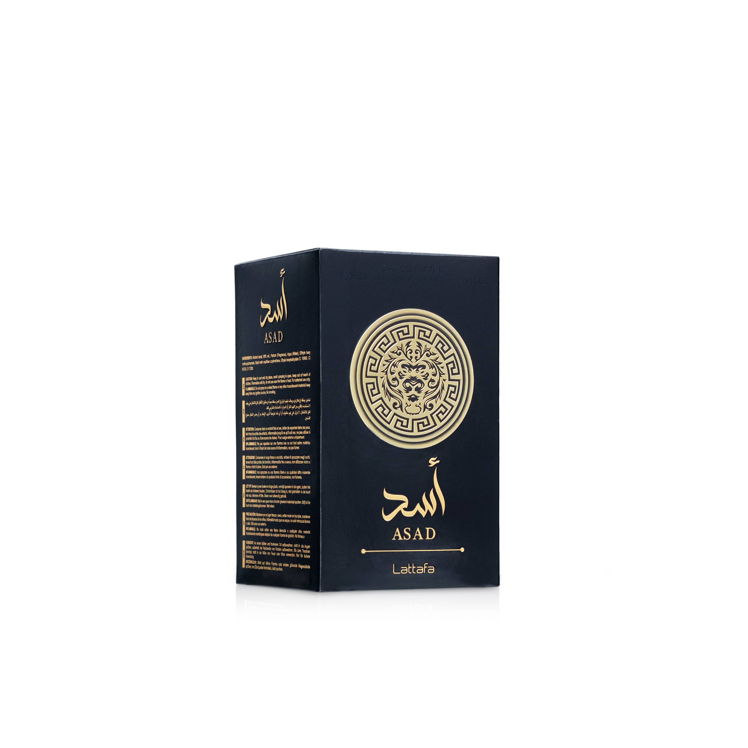 Lattafa Asad Eau de Parfum 100ml – Amber Spicy Fragrance