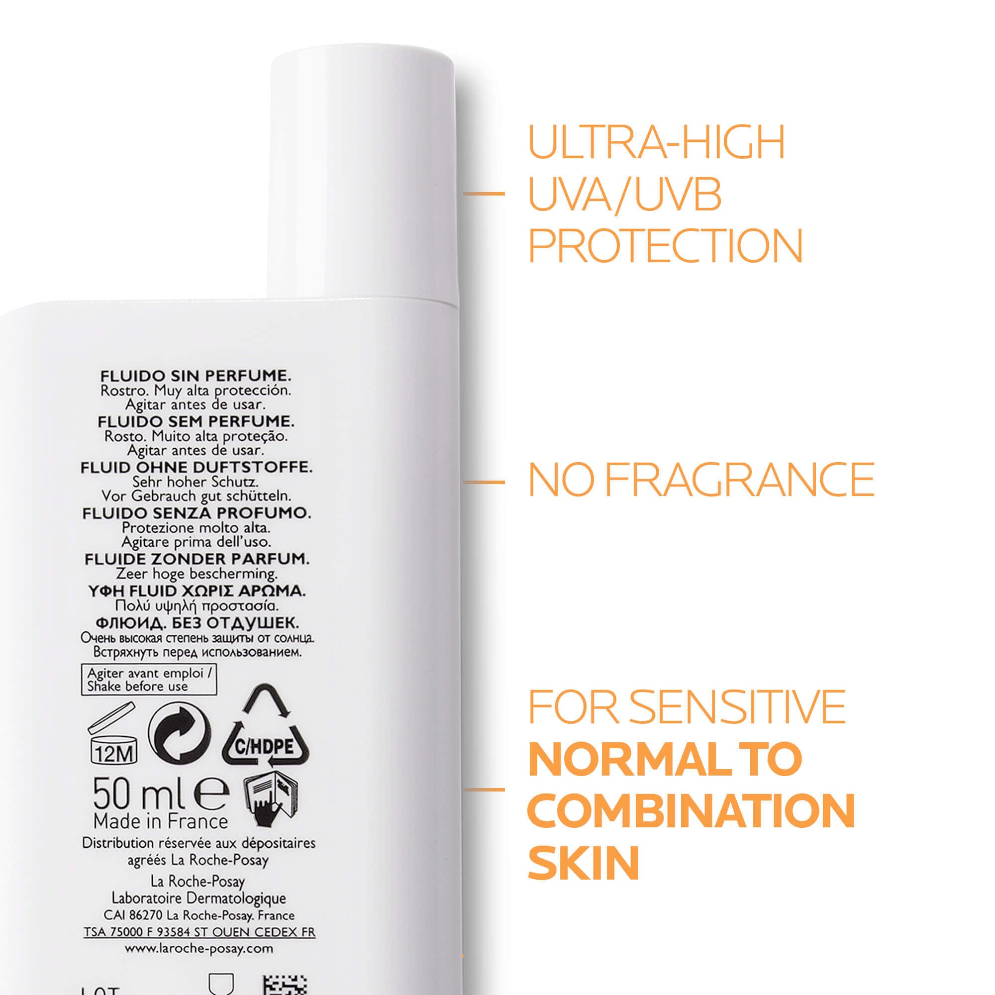 La Roche‑Posay Anthelios UVmune 400 Invisible SPF50+ 50ml