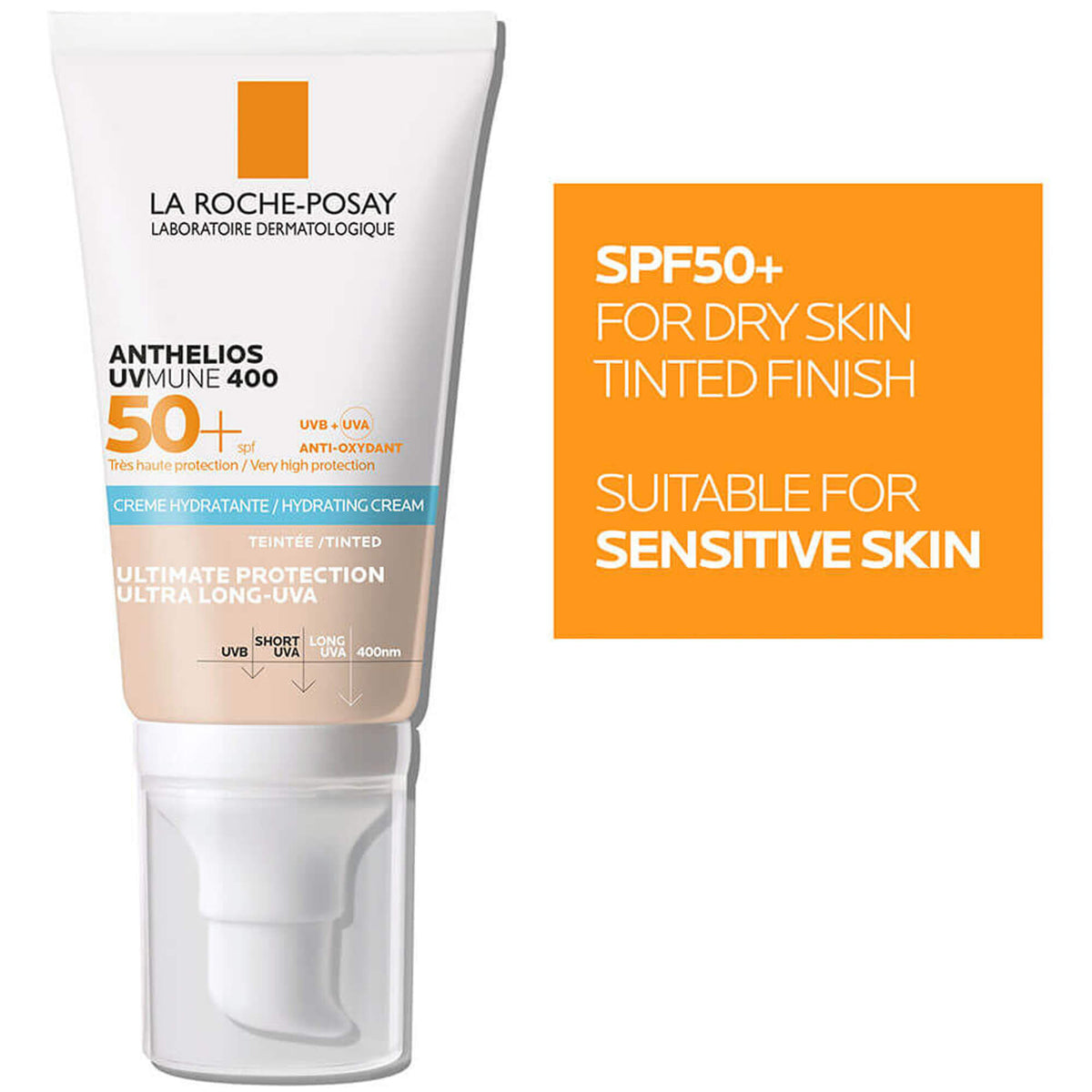La Roche-Posay Anthelios UVMune 400 Hydrating Tinted Cream SPF50+ 50ml