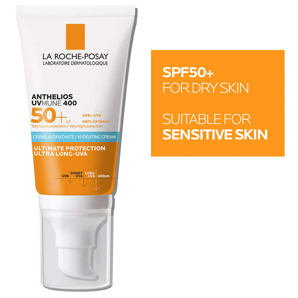 La Roche-Posay Anthelios UVMune 400 Hydrating Cream SPF50+ 50ml