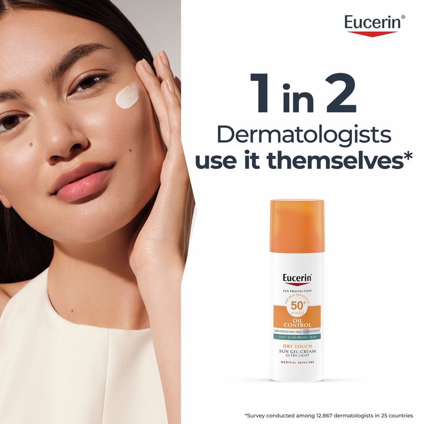 Eucerin Sun Oil Control Gel-Cream SPF 50+ (50ml)