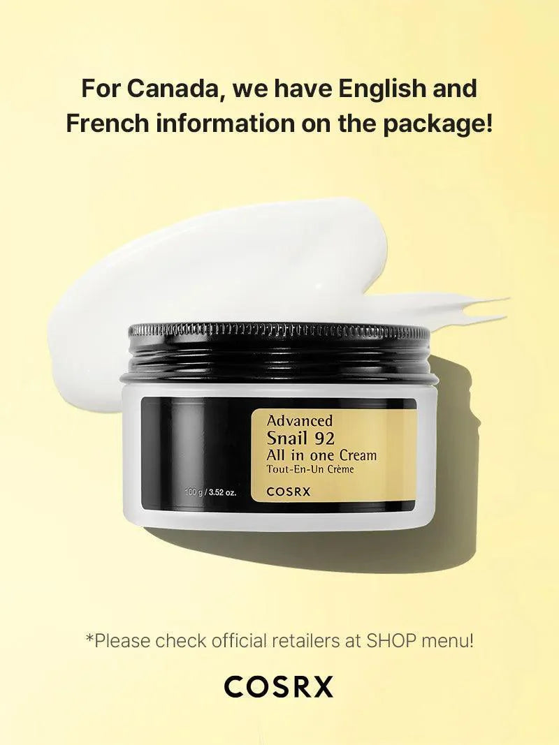 COSRX Advanced Snail 92 All In One Regenerating Cream