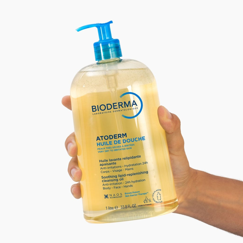 Bioderma Atoderm Shower Oil 200ml – Nourishing & Soothing Body Wash