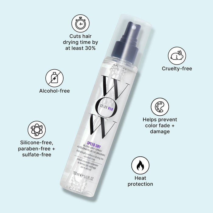 Color Wow Speed Dry Blow-Dry Spray 150ml – Heat Protection & Fast
