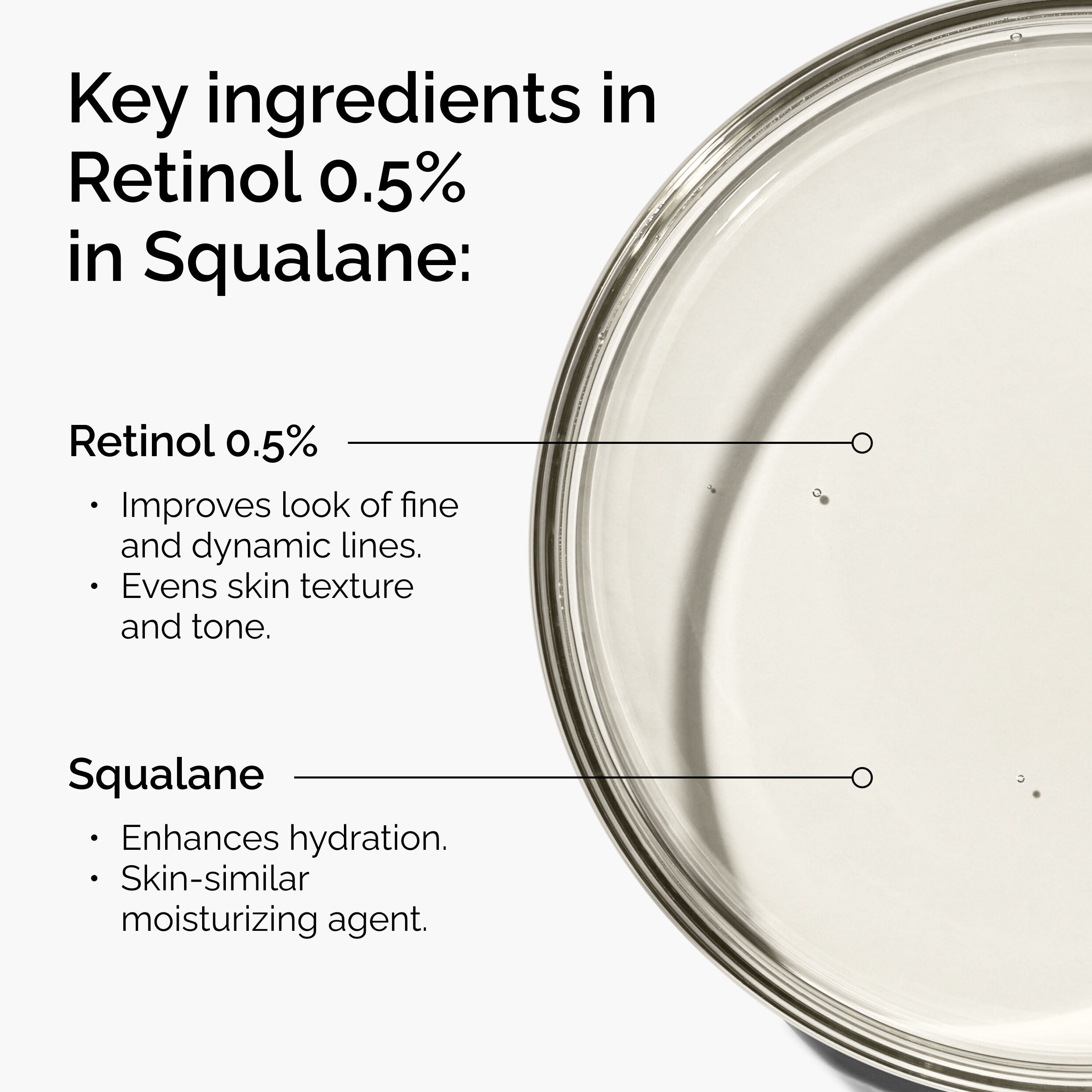 The Ordinary Retinol 0.5% in Squalane 30ml Anti-Aging Serum