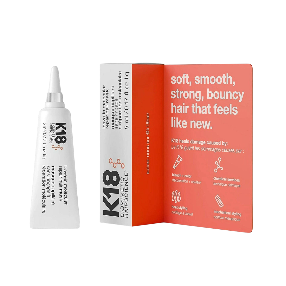 K18 Biomimetic Hairscience Leave-In Molecular Repair Hair Mask 5ml