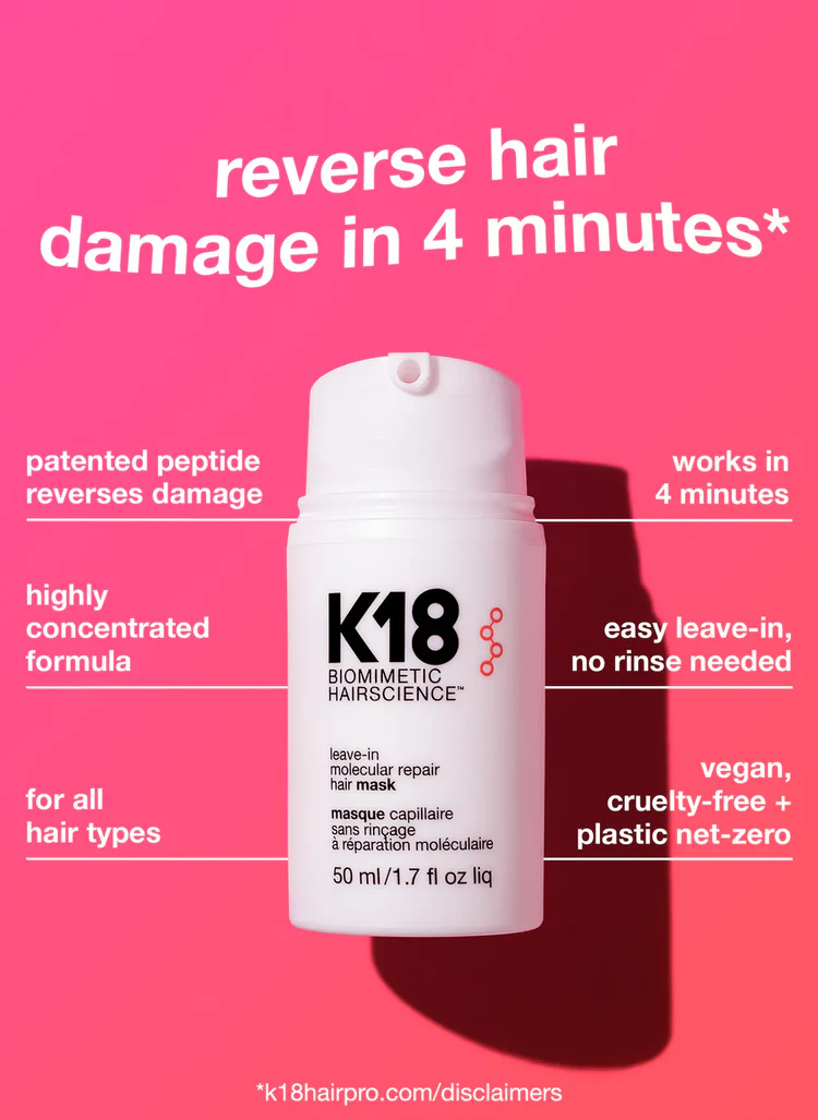 K18 Leave-In Molecular Repair Hair Mask 50ml