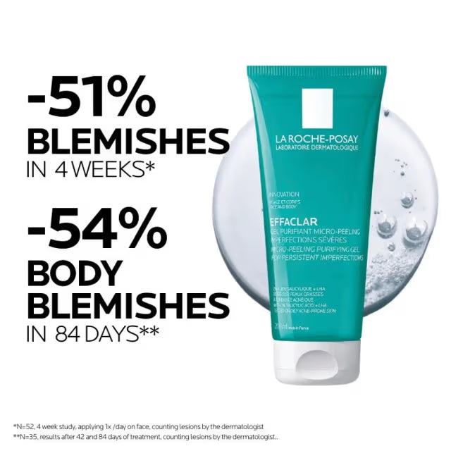 La Roche-Posay Effaclar Micropeeling Purifying Gel 200ml for Oily &