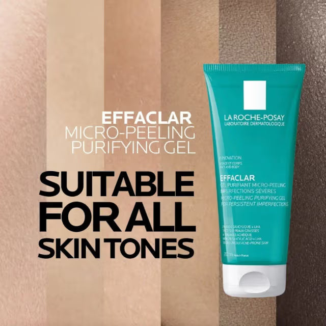 La Roche-Posay Effaclar Micropeeling Purifying Gel 200ml for Oily &