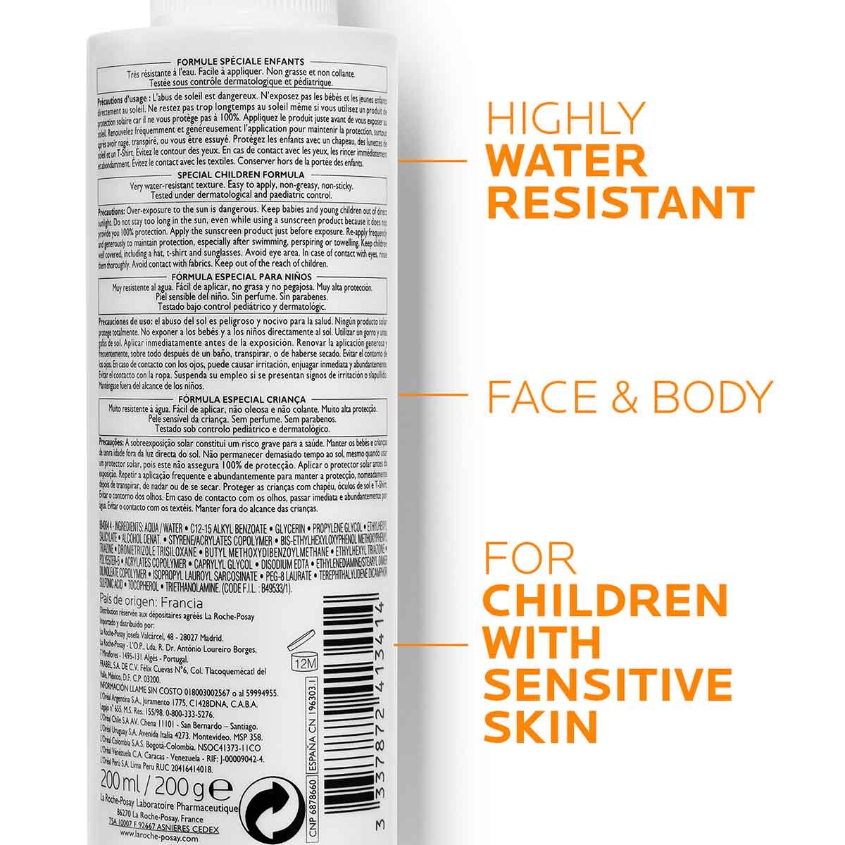 La Roche-Posay Anthelios Dermo Pediatrics 50 Invisible Sun Spray SPF