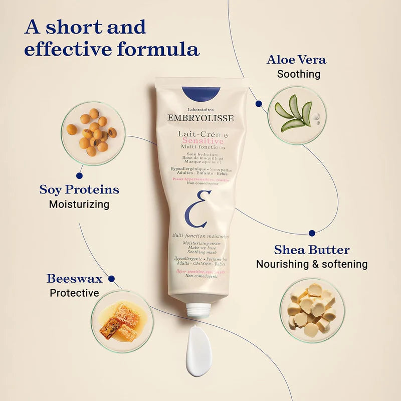 Embryolisse Lait-Creme Sensitive Hypoallergenic Cream For The Whole Family 100ml