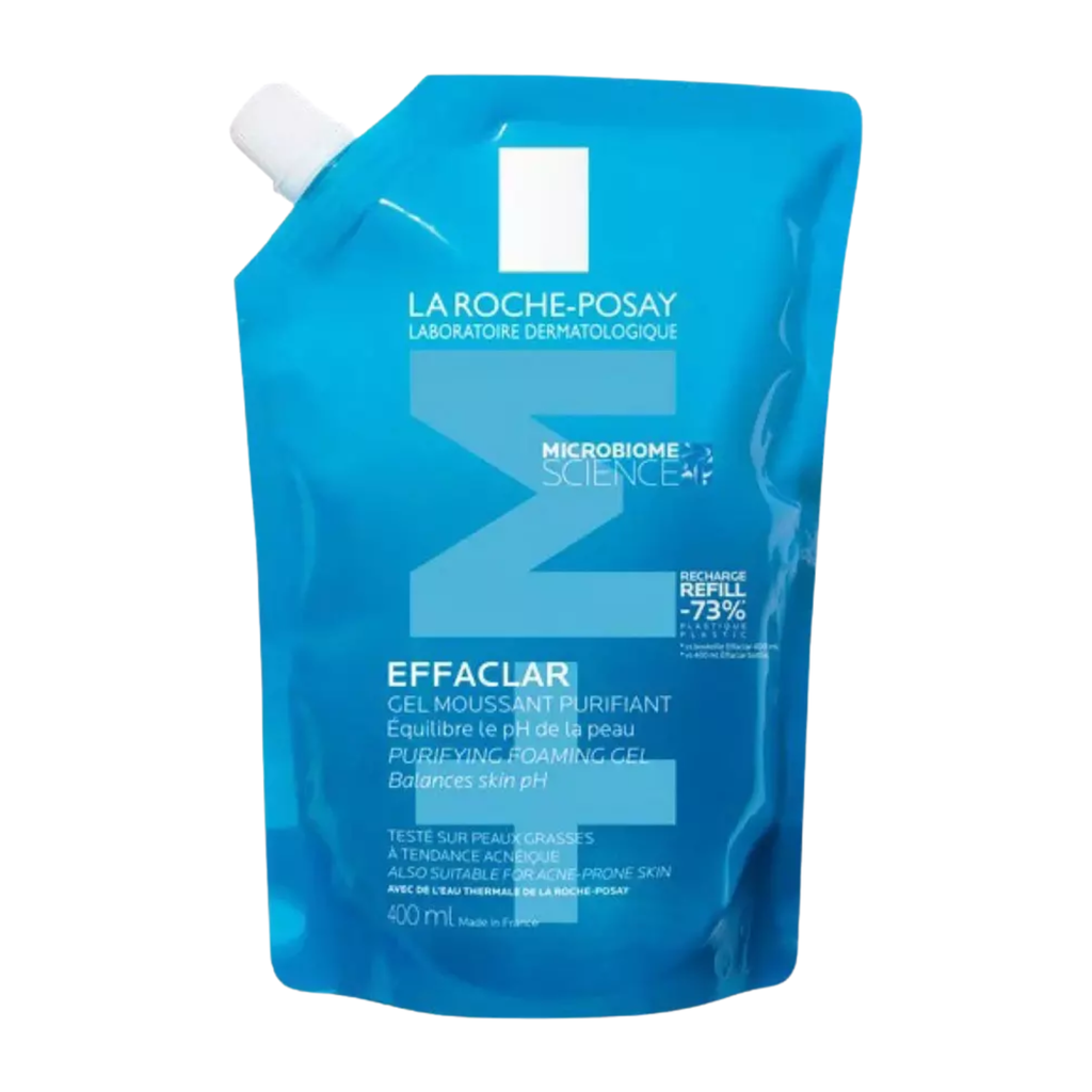 La Roche-Posay Effaclar Purifying Foaming Gel Refill 400ml for Oily &