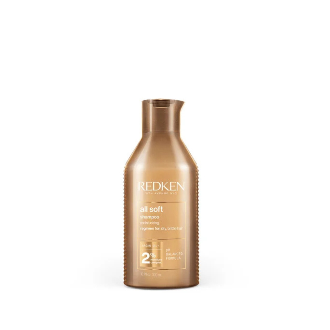 Redken All Soft Shampoo Soothing Shampoo For Dry And Brittle Hair