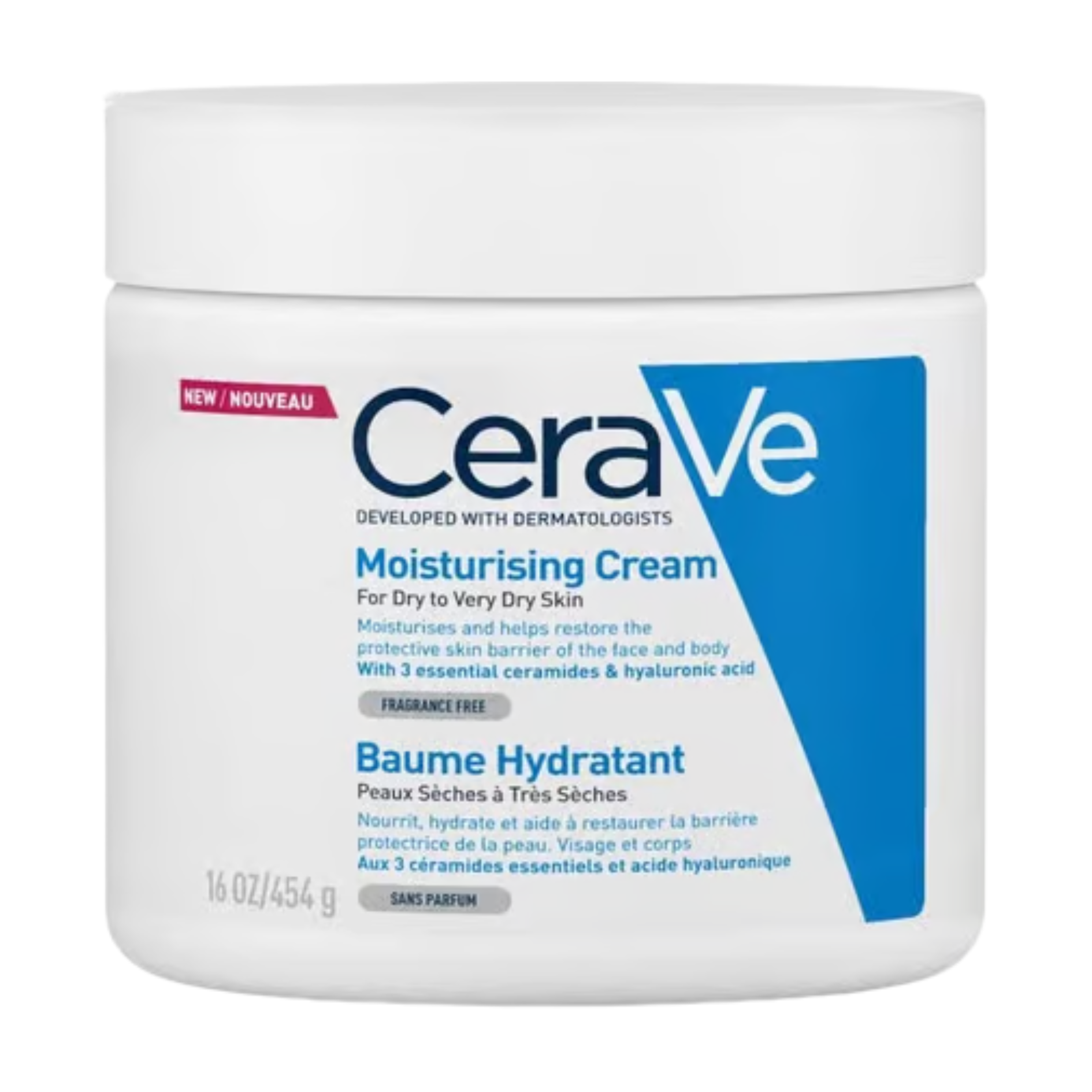 CeraVe Hydrating Cream 454g Moisturizer for Dry to Very Dry Skin