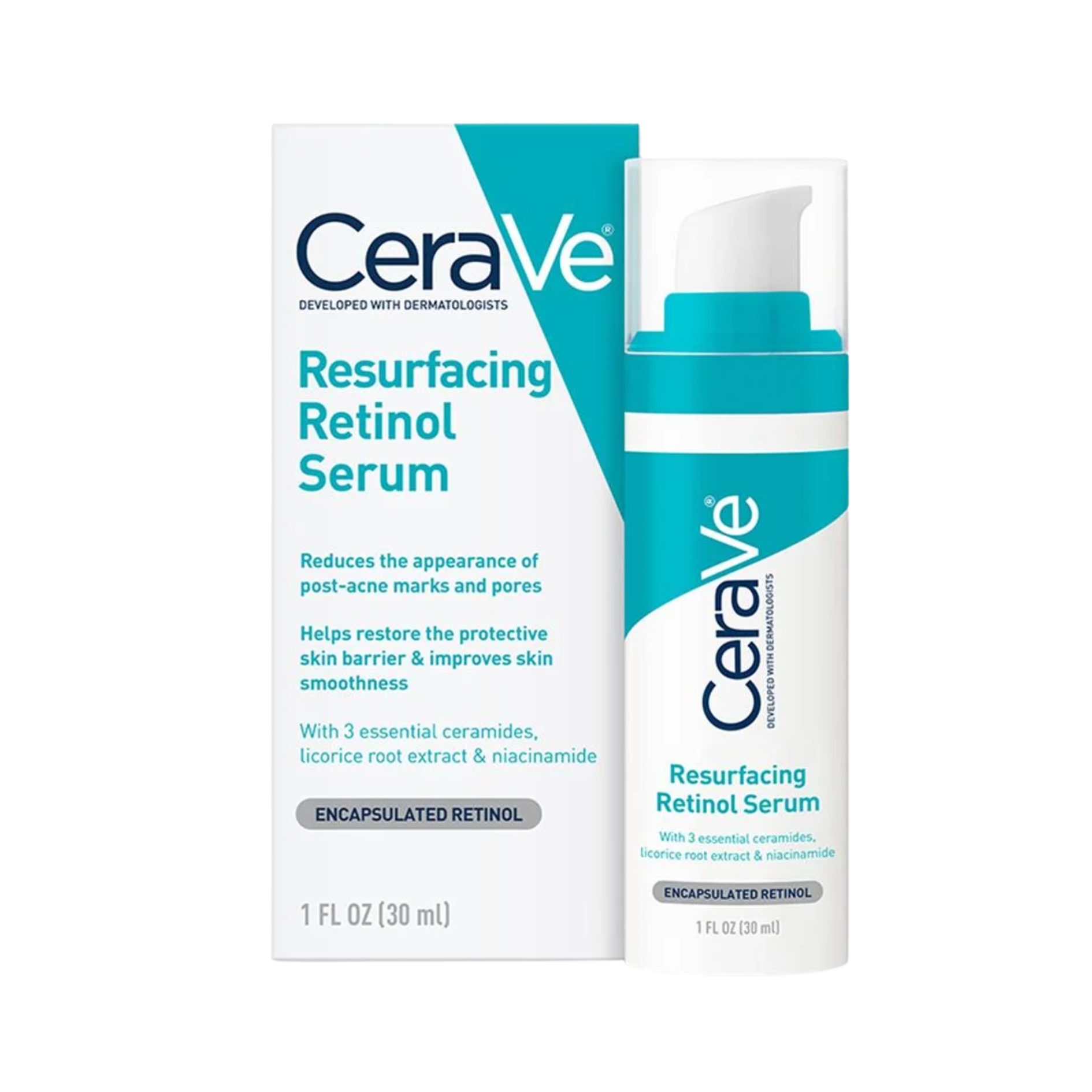 CeraVe Acne Retinol Serum 30ml for Acne Marks & Pore Refining