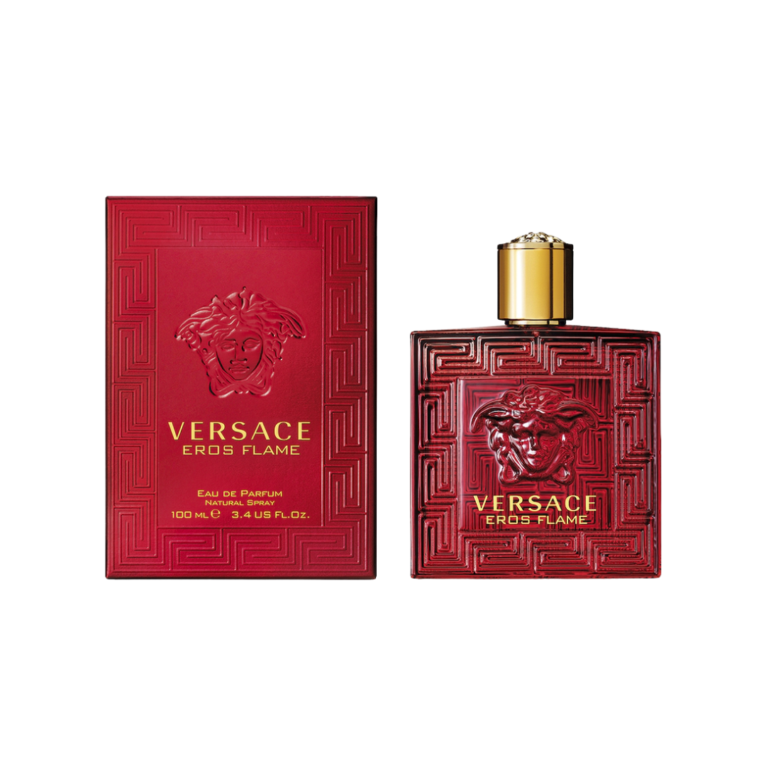 Versace Eros Flame Eau de Parfum 100ml - Citrusy & Woody Fragrance