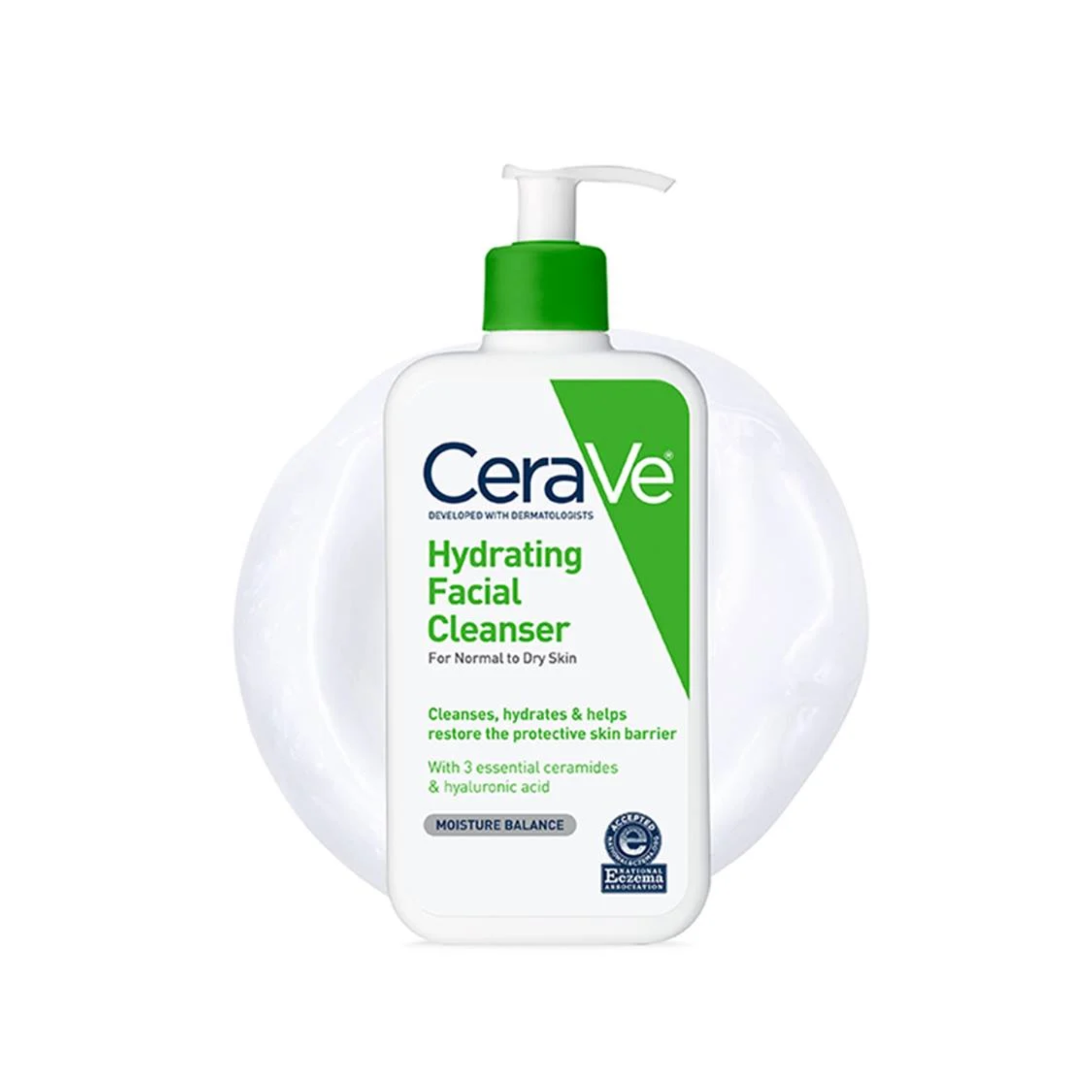 CeraVe Hydrating Cleanser 1000ml Gentle Face Wash for Dry & Sensitive