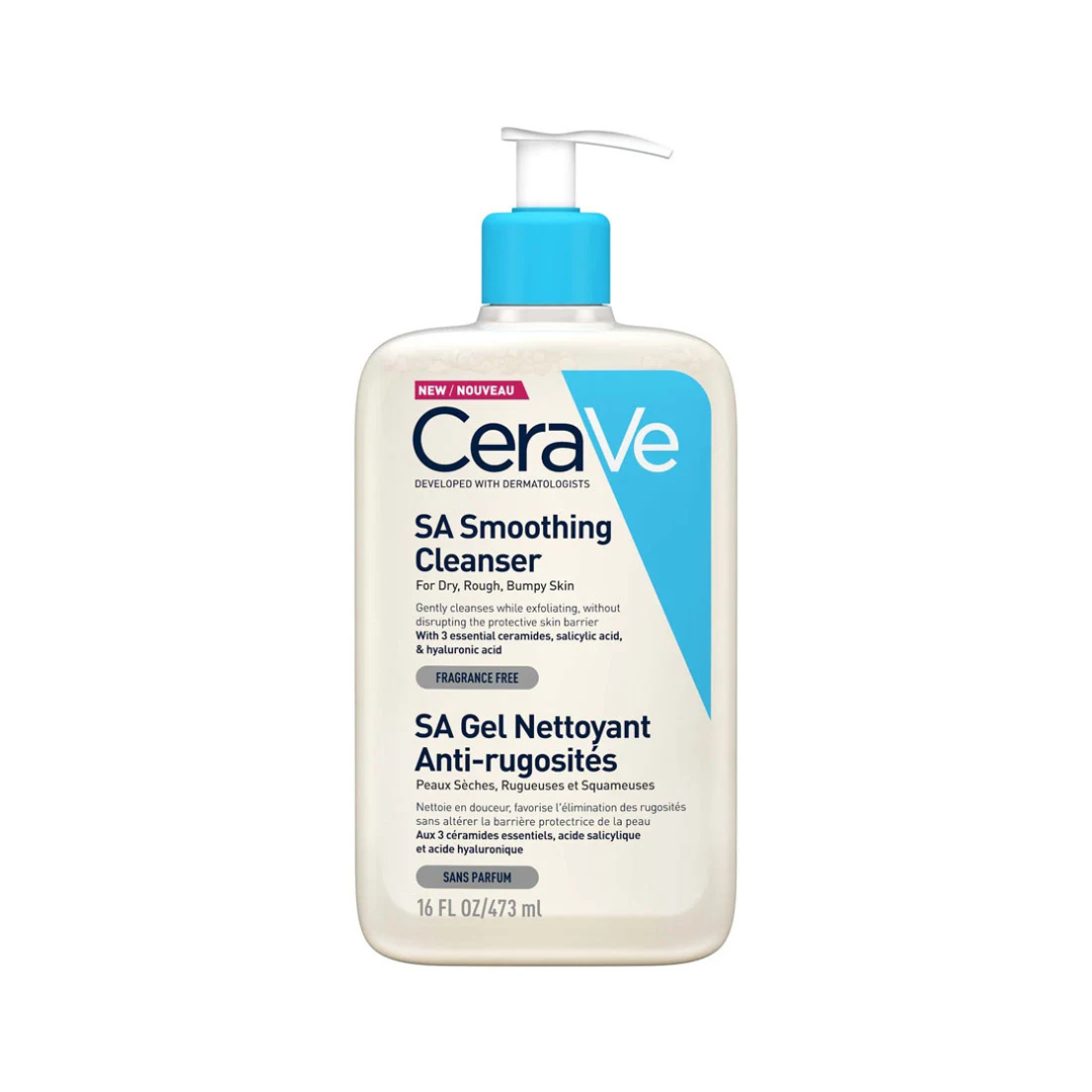 CeraVe SA Smoothing Cleanser 473ml for Rough & Bumpy Skin