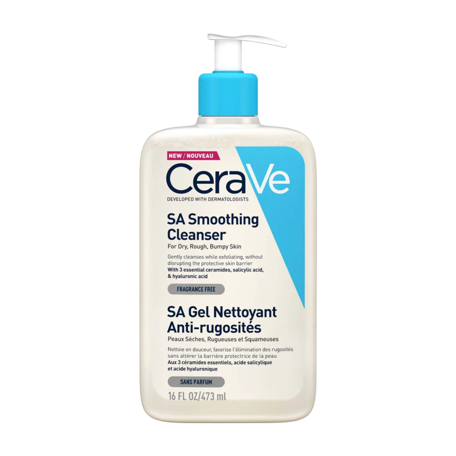 CeraVe SA Smoothing Cleanser 236ml Salicylic Acid Exfoliating Face