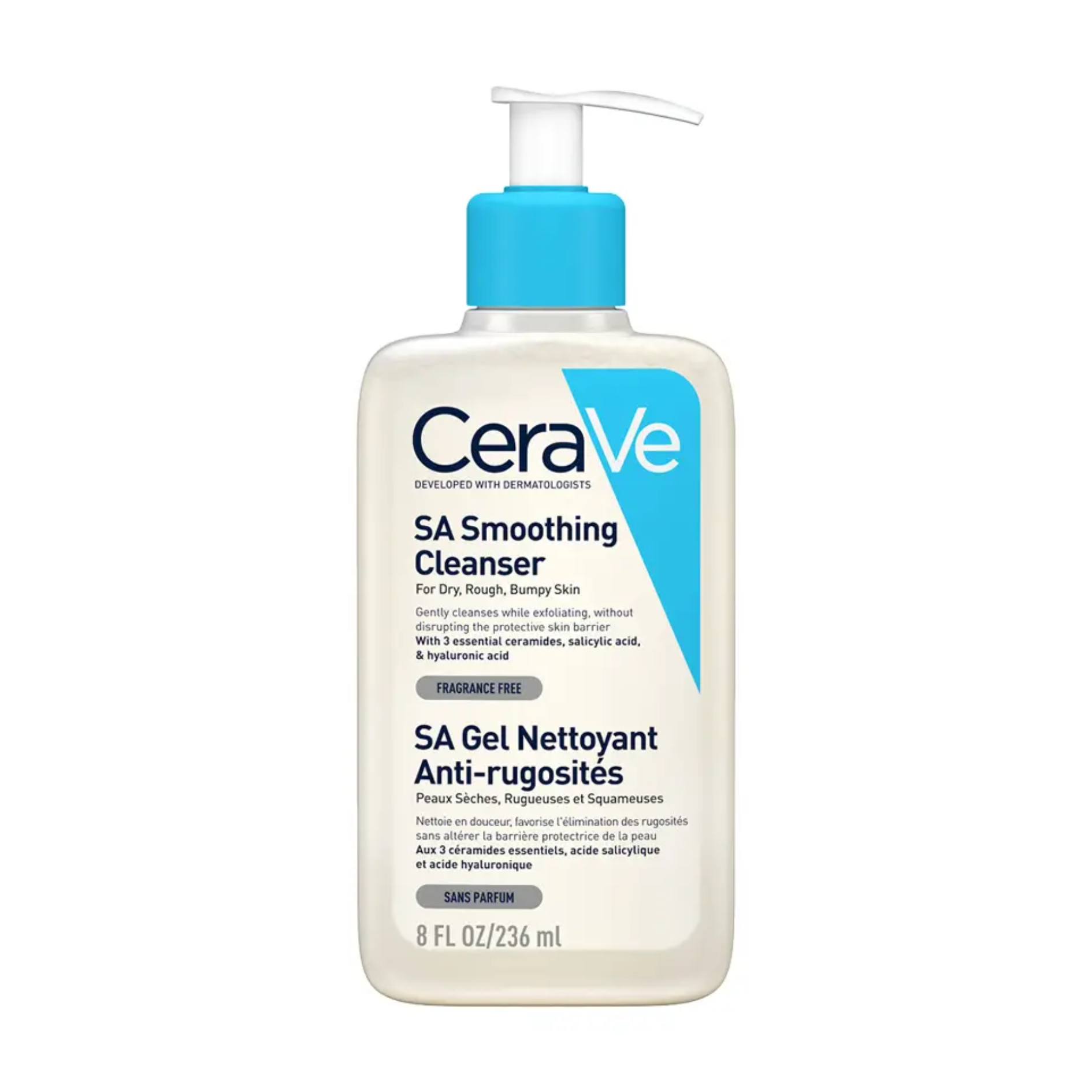 CeraVe SA Smoothing Cleanser 236ml Salicylic Acid Exfoliating Face