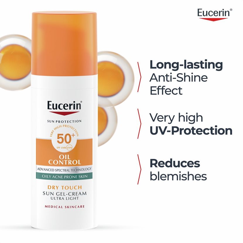 Eucerin Sun Oil Control Gel-Cream SPF 50+ (50ml)