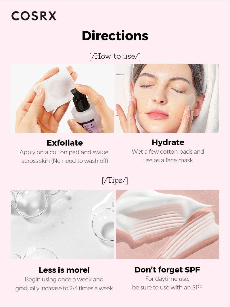 COSRX AHA 7 Whitehead Power Liquid – Exfoliating & Brightening Toner
