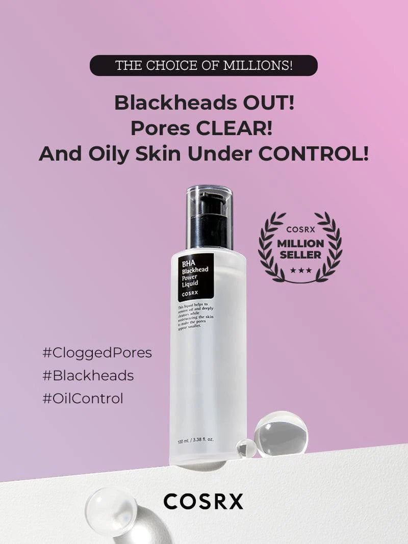 COSRX BHA Blackhead Power Liquid 100ml Exfoliating Toner