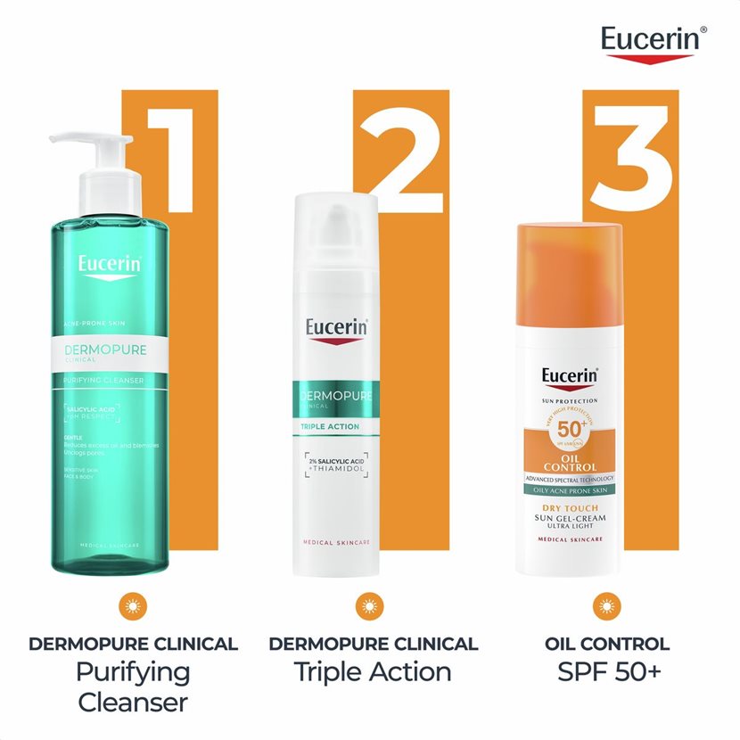 Eucerin Sun Oil Control Gel-Cream SPF 50+ (50ml)
