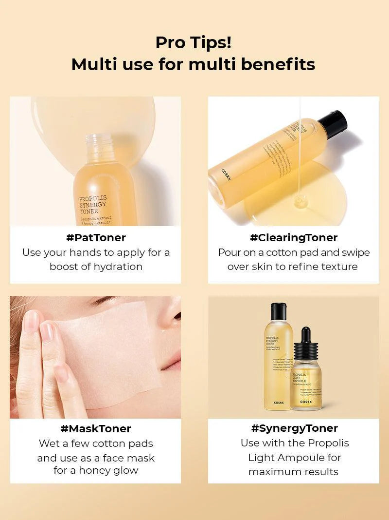 Cosrx Full Fit Propolis Synergy Toner 150ml – Nourishing & Glowing