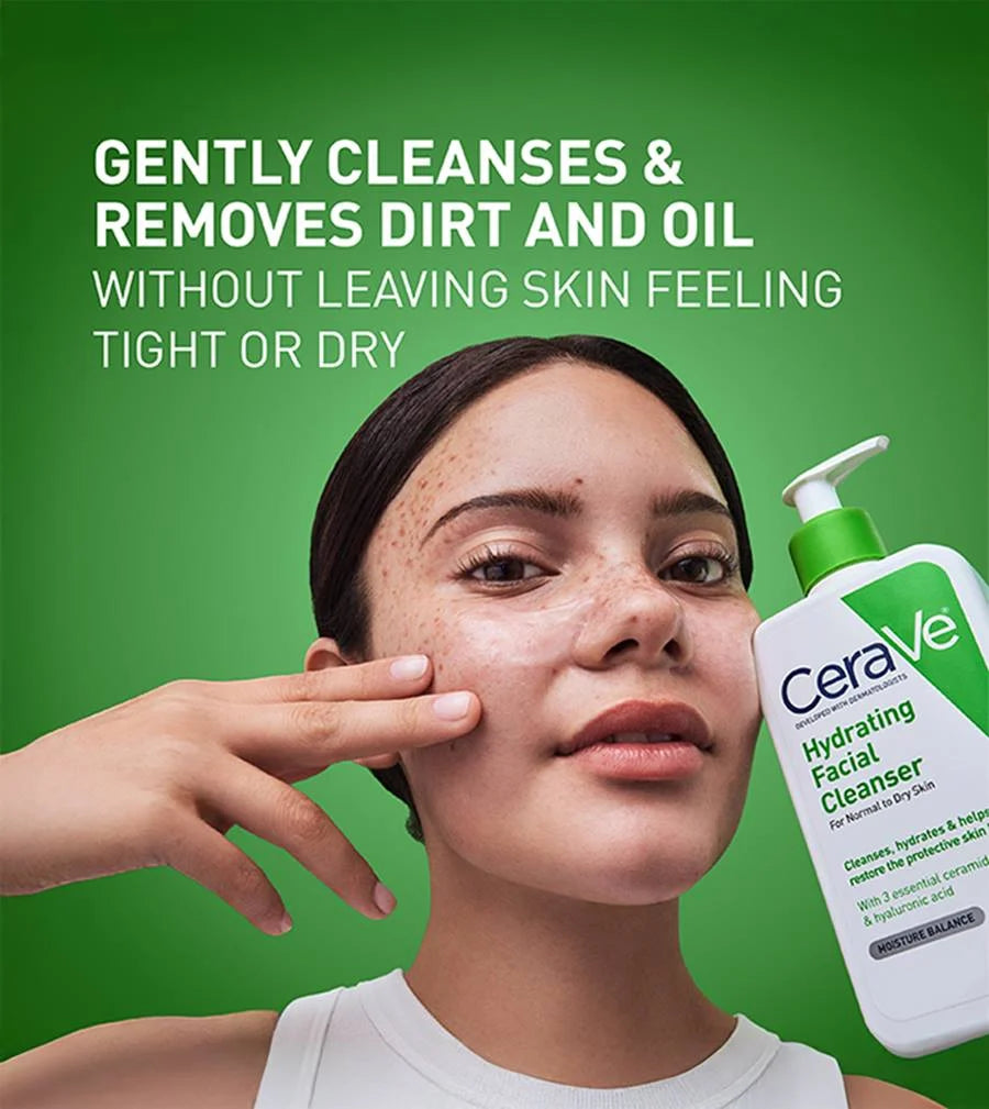 CeraVe Hydrating Cleanser 236ml for Normal to Dry Skin