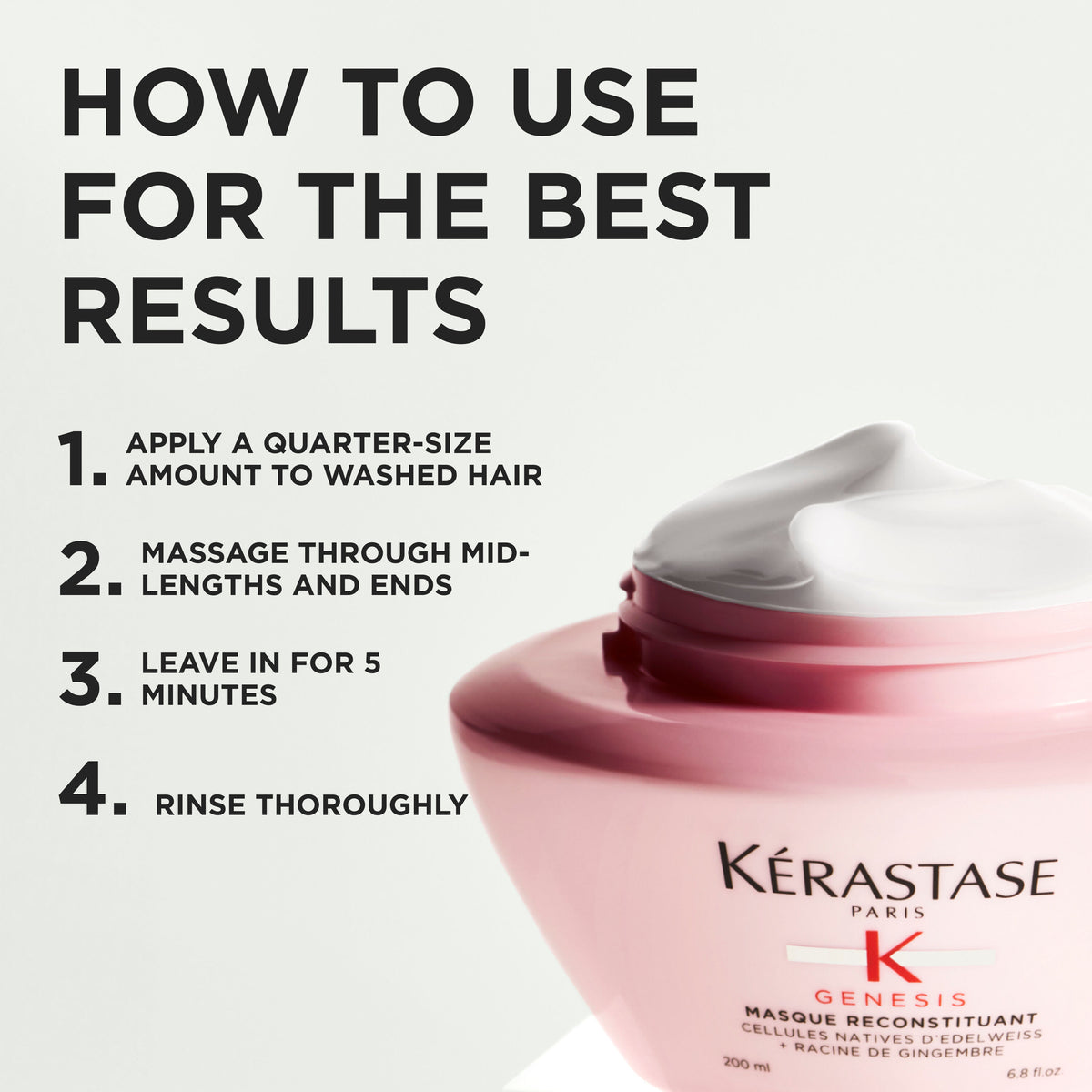 Kérastase Genesis Reconstructing Mask 200ml Professional Hair Care