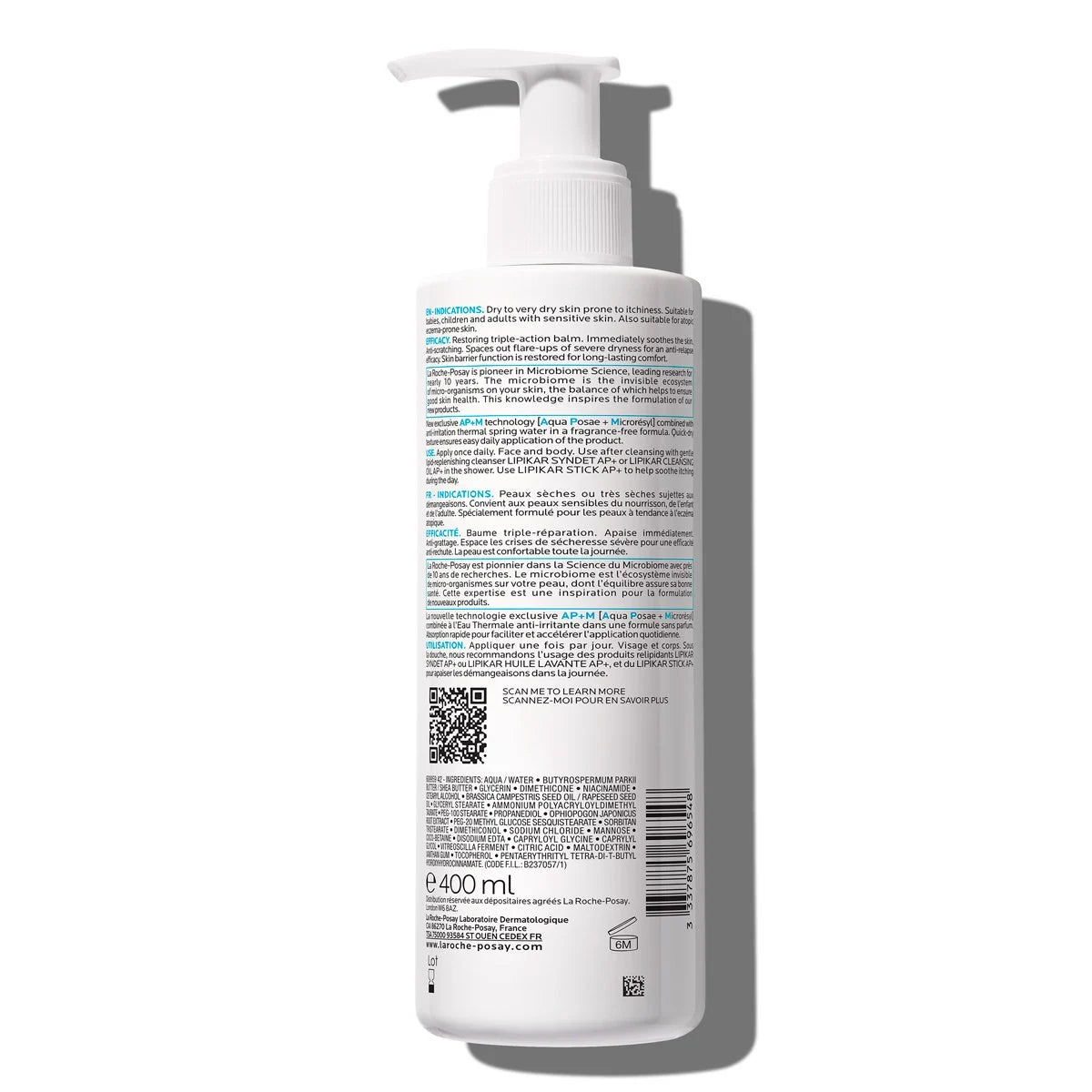 La Roche-Posay Lipikar Baume AP+M Relipidation Balm 400ml