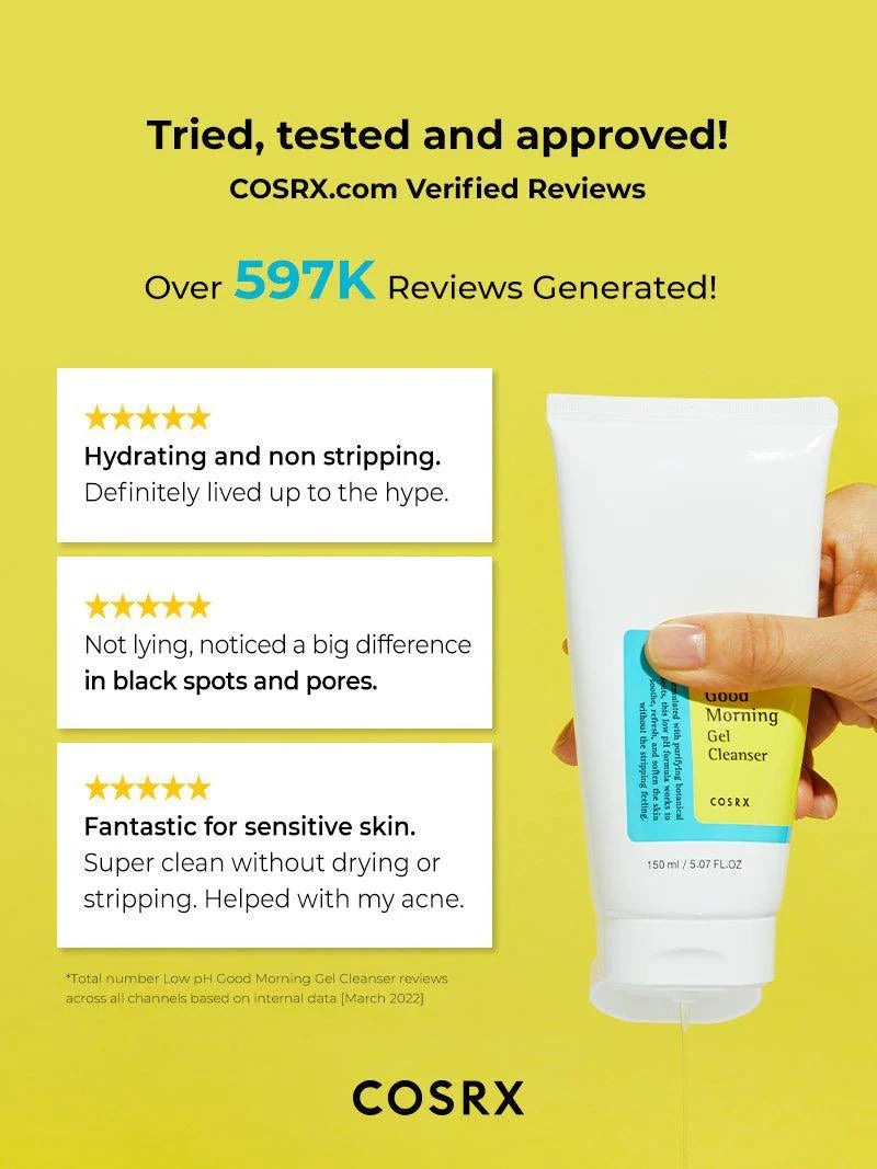 COSRX Low pH Good Morning Gel Cleanser 150ml Gentle