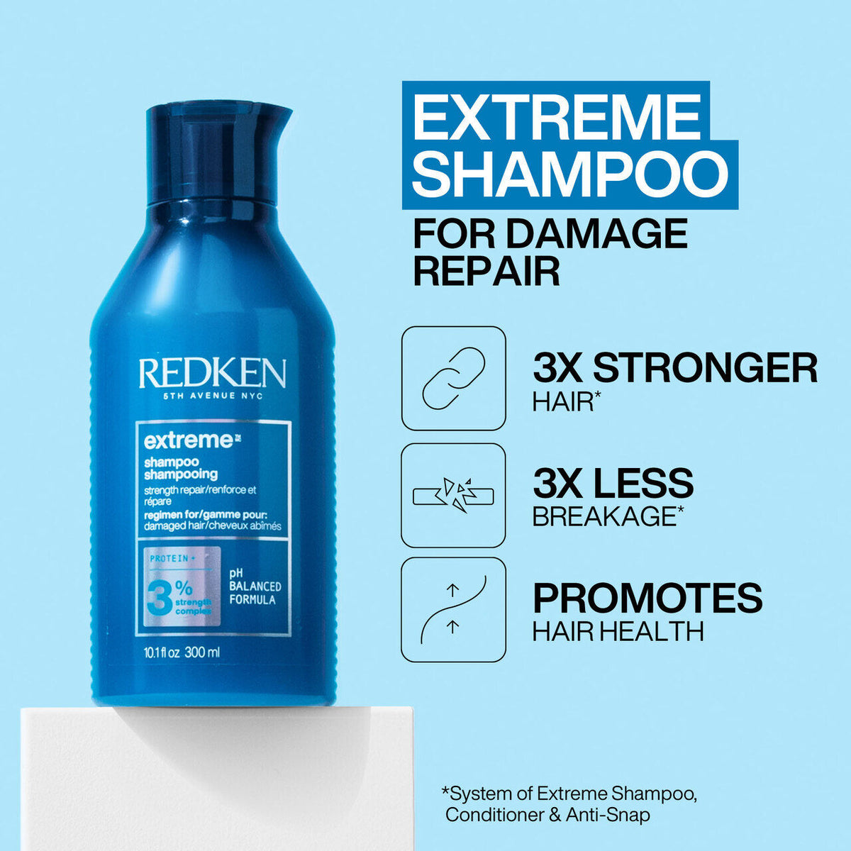 Redken Extreme Protein Shampoo For Hair 300ml