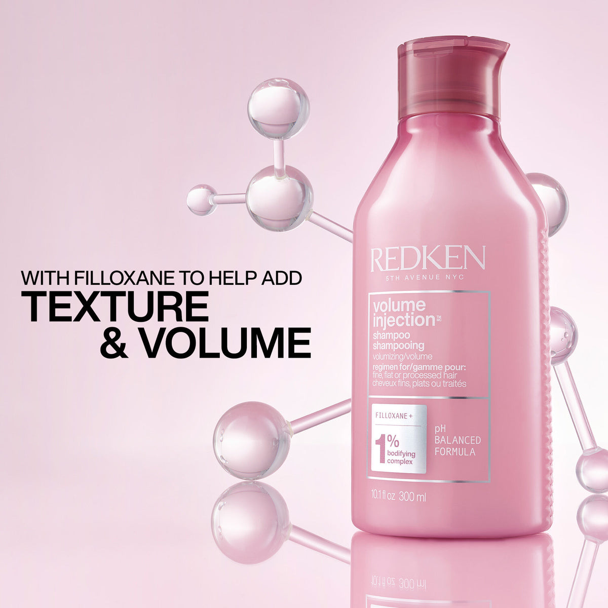 Redken Volume Injection Shampoo 300ml Volumizing Shampoo