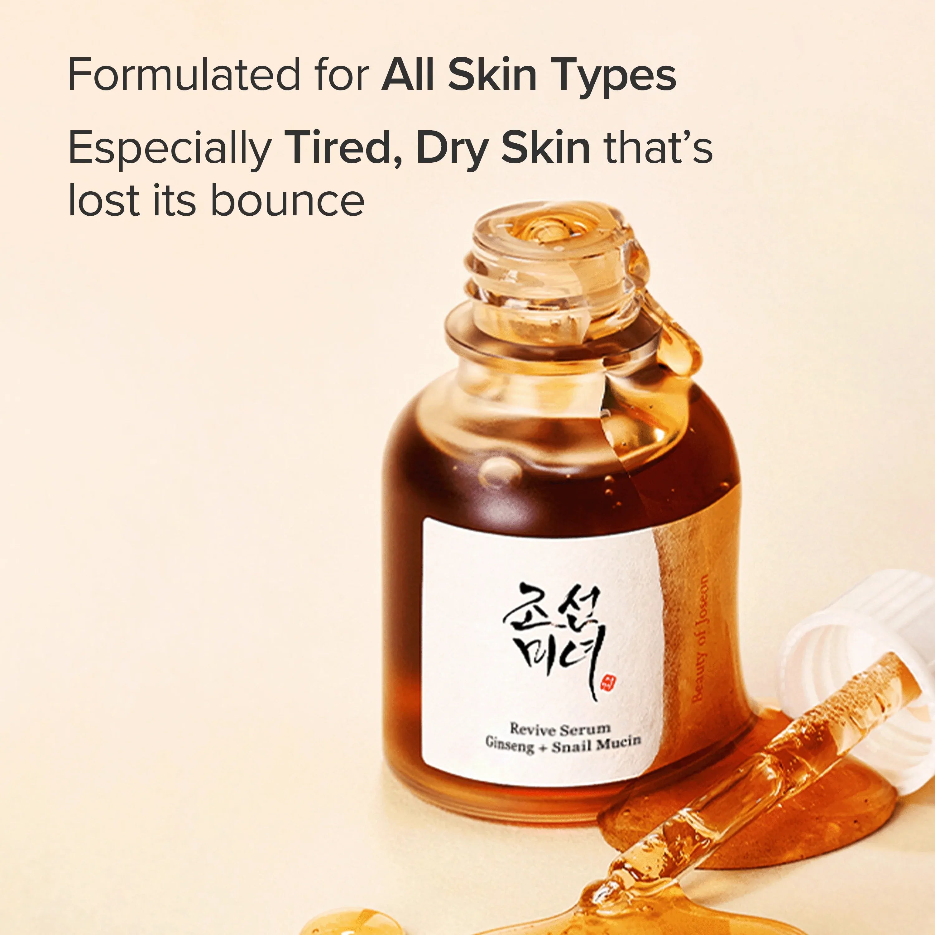 Beauty of Joseon Revive Serum: Ginseng + Snail Mucin 30ml – Firming &