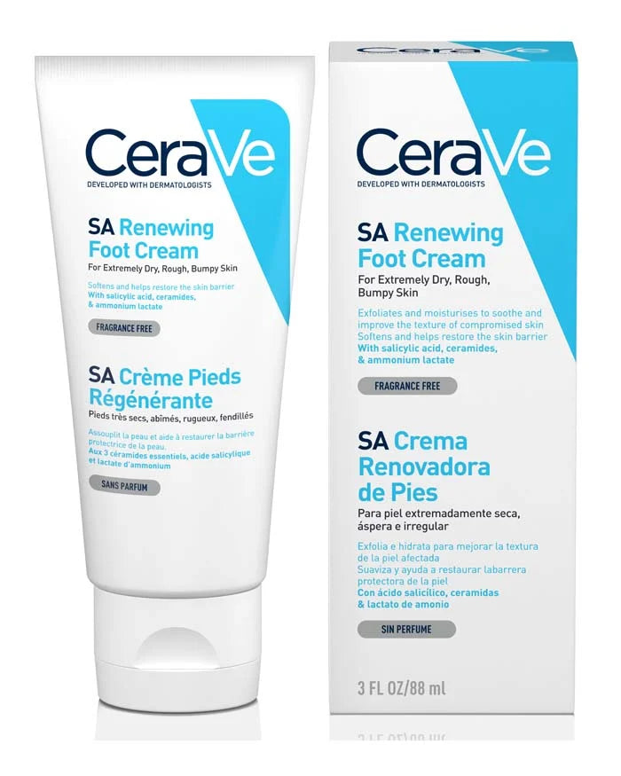 CeraVe Renewing Foot Cream 88ml Salicylic Acid Repair Cream