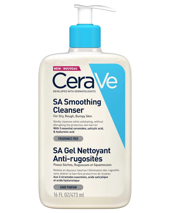 CeraVe SA Smoothing Cleanser 236ml Salicylic Acid Exfoliating Face